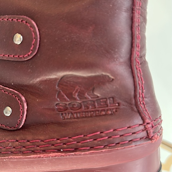 SOREL Joan of Arctic Boots Leather 8.5 Winter Excellent condition - Picture 5 of 16